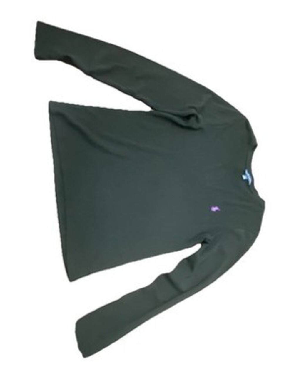 Ralph Lauren black long sleeve shirt with Purple Horse Size Large